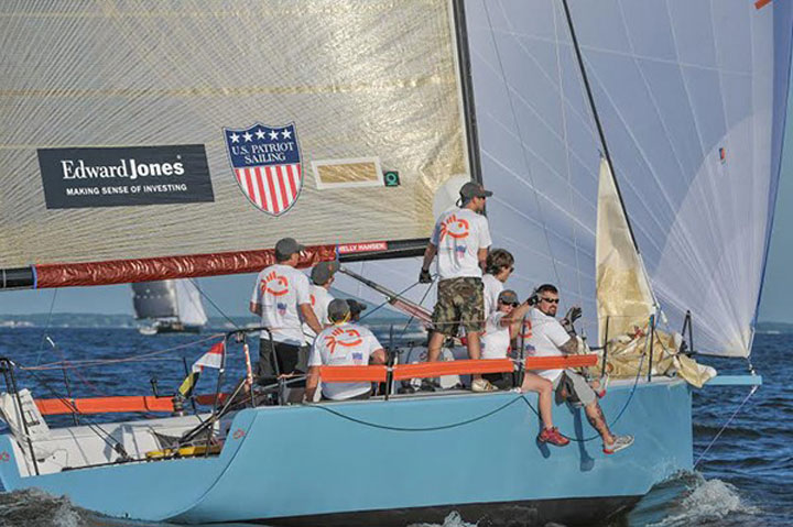 U.S. Patriot Sailing team racing at Solomons Island