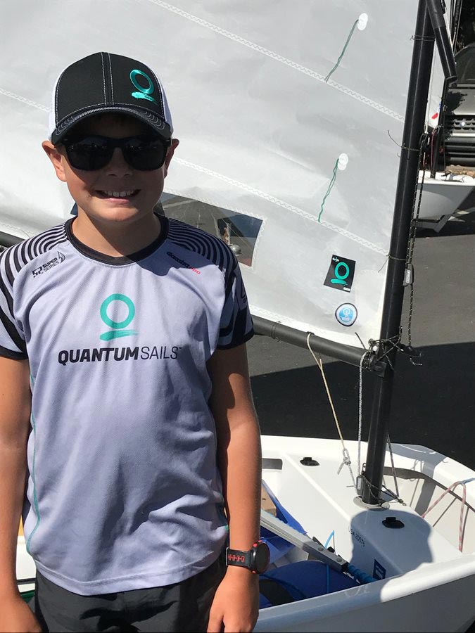 Opti sailor Sean Mahoney