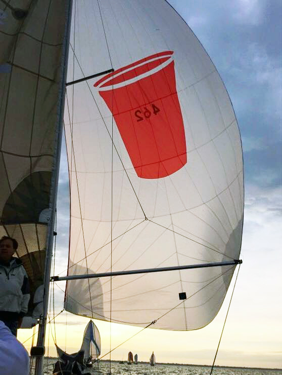 logo on sailboat