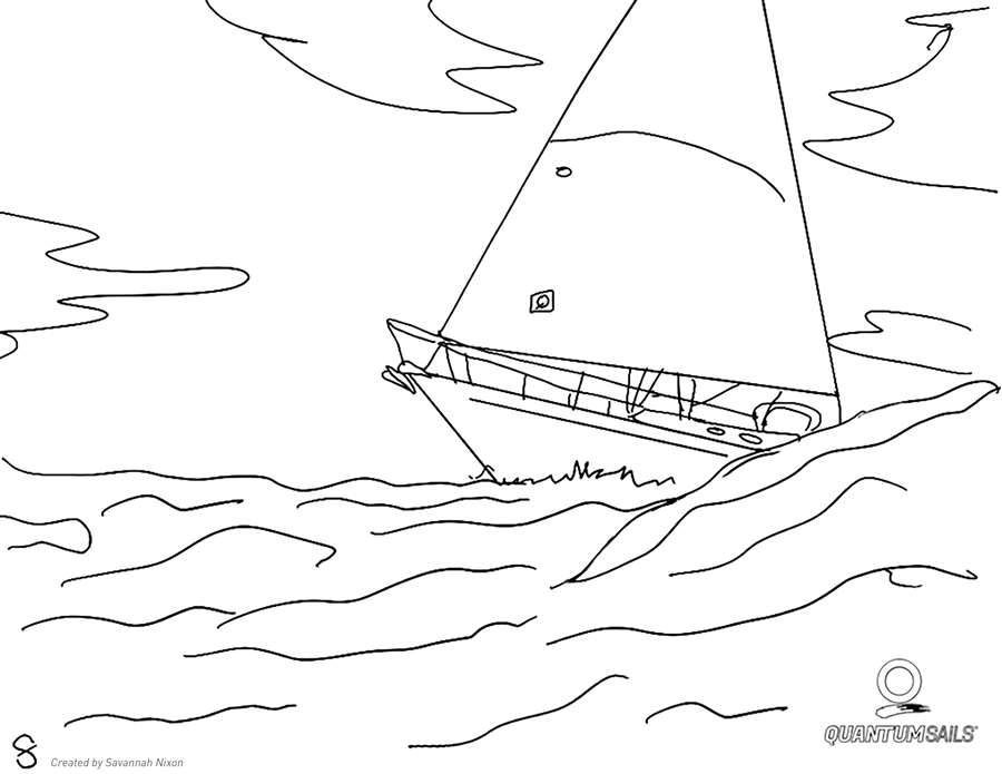 Sailing Coloring Pages - Quantum Sails
