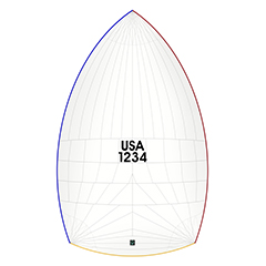 J/24 Full Radial Spinnaker