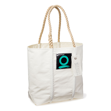 SeaBags White Sailcloth Tote