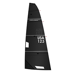 Melges 20 FUSION M AP+ Mainsail Black